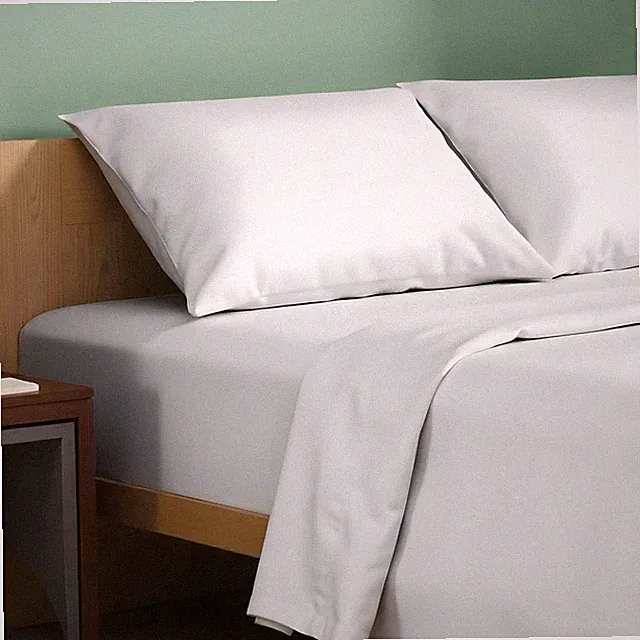 100% Organic Cotton Sheets Queen Size - 4 PC Organic Cotton Queen Size Percale W