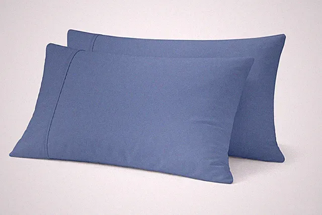 100% Organic Cotton Standard Pillowcases Set of 2 – 600 Thread Count Sateen W...