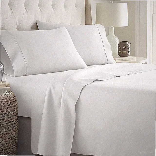 Best Bedding Collection Organic Cotton US Sizes Select TC & Item White Pattern