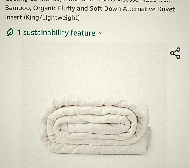 Cooling Comforter, Made from 100% Viscose Made from Bamboo, Organic Fluffy...