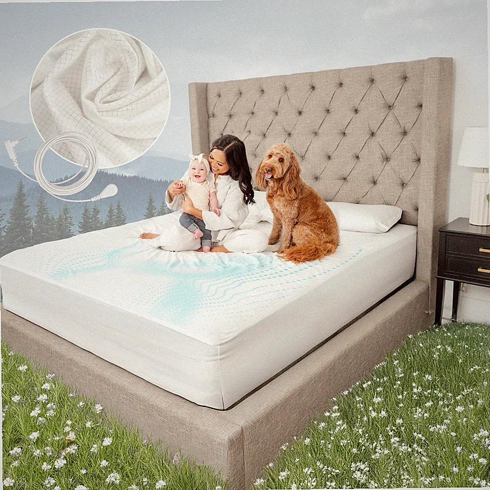 Fitted Grounding Sheets, 20% Silver Fiber, Certified Organic Cotton, MADE IN USA