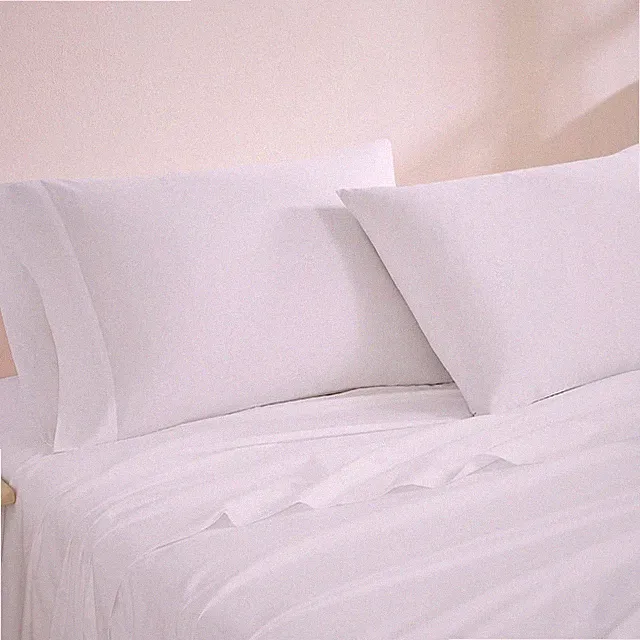 Luxury Cotton 144 Thread Count Organic Cotton King Pillowcases, Set of 2, Arc...