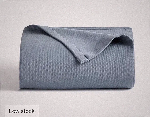 NWOT Quince Luxury Full Queen Organic Cotton Blanket Mineral