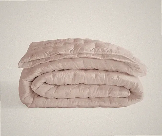 NWOT Quince Organic Bamboo Dream Quilt ONLY Soft Blush Pink Full Queen