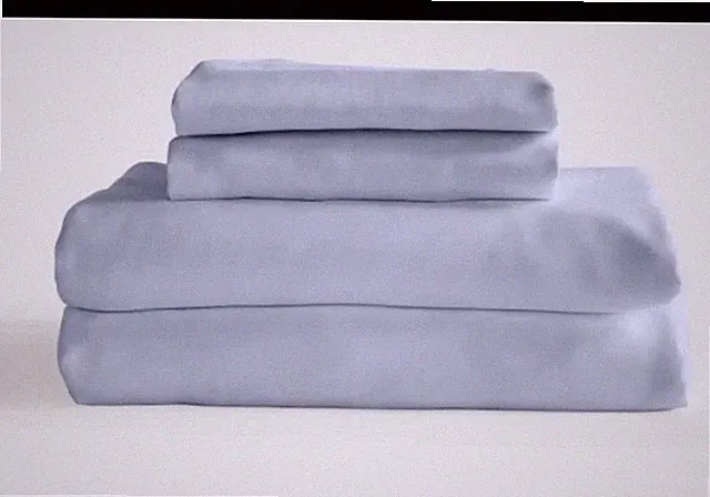 NWT Quince Organic Bamboo Sheet Set QUEEN Sky Blue 4 Piece NWT SOLD OUT COLOR