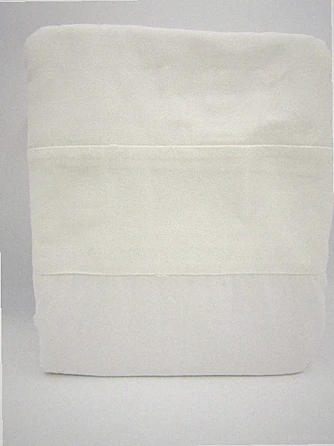 Pottery Barn Basic Pleated Organic Cotton Bed Skirt 14" Drop King White #P386