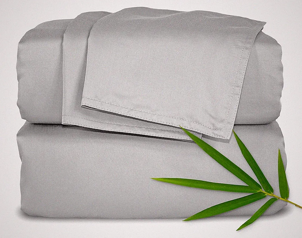 Queen Sheets, Genuine 100% Organic Viscose Derived from Bamboo Bed Sheet Set,...