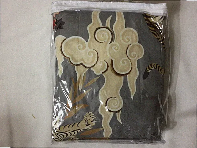 WILLIAMS SOMOMA KALDEN TIGER PRINTED ORGANIC DUVET GRAY KING/CAL KING NEW NO TAG